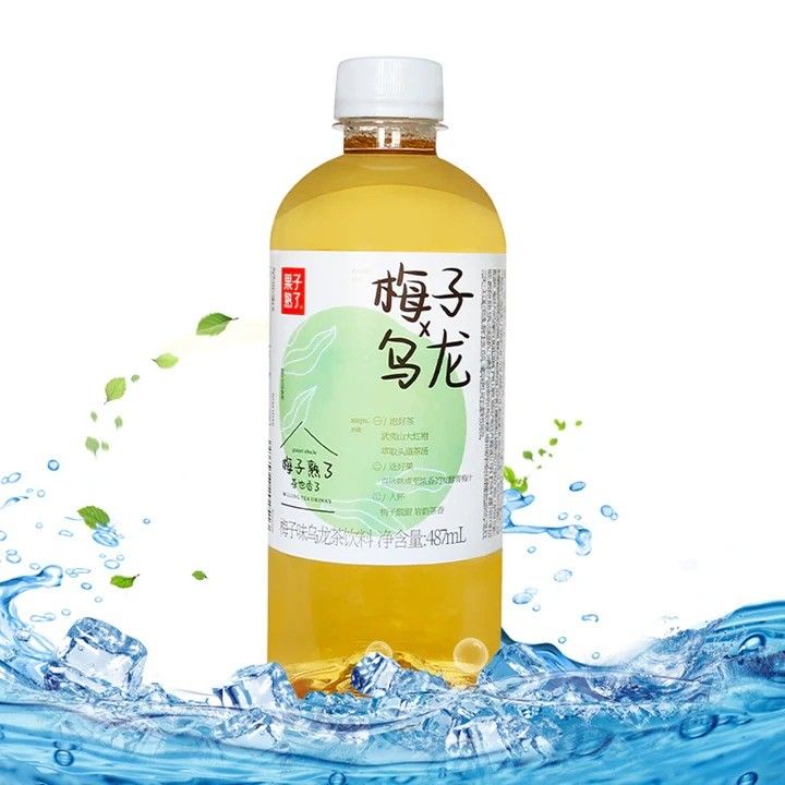 Guozi Shule果子熟了梅子乌龙茶饮料 487ml