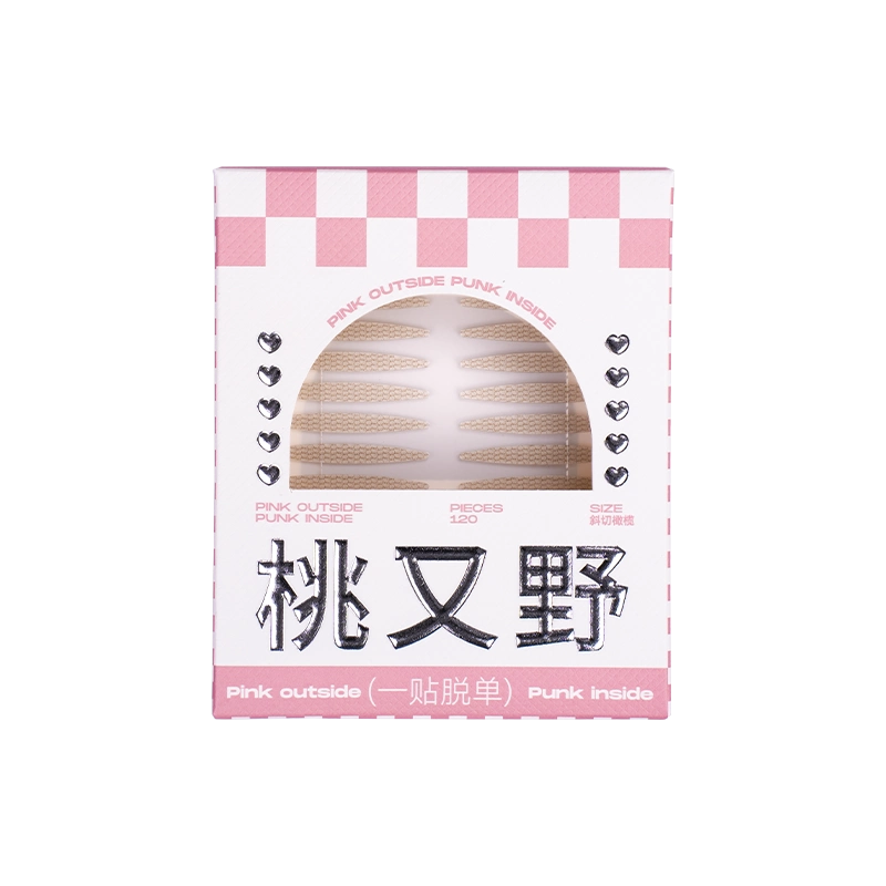 Arrebol Pink Punk Invisible Double Eyelid Sticker Olive Type