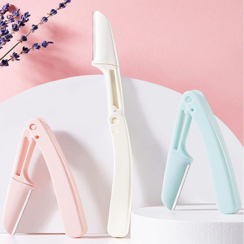 Gecomo Safety Folding Eyebrow Razor 3pcs