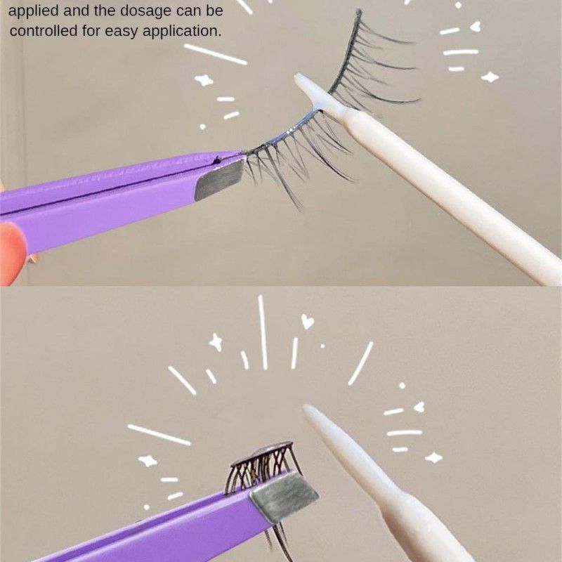 BQI False Eyelash Glue Tweezers Combination Set 5ml