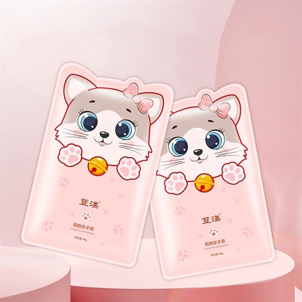 Doumei Vaseline Nicotinamide Hand Mask VNO Serie Cat Paw 40g