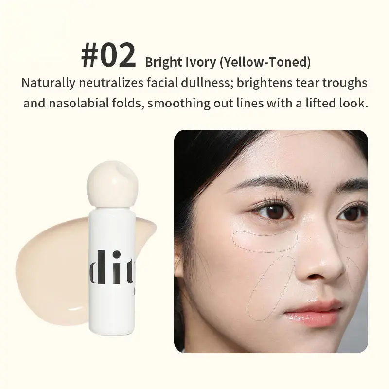 Oddity Hydrating Soft-Focus Brightening Liquid Concealer #02 Bright lvory