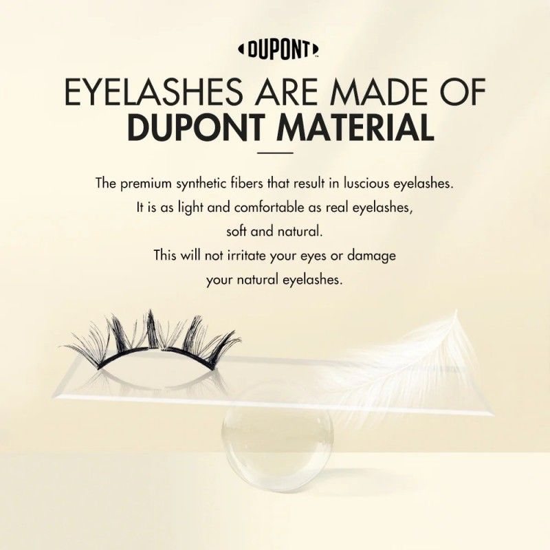 Wosado Soft Magnetic Eyelashes Twilight Black