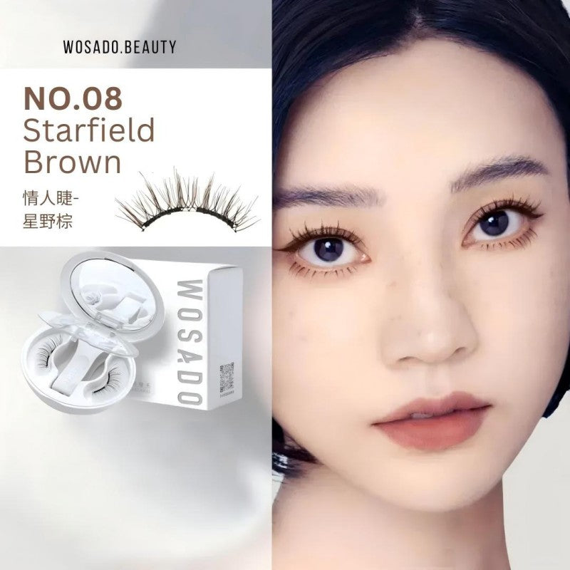 Wosado Soft Magnetic Eyelashes Starfield Brown