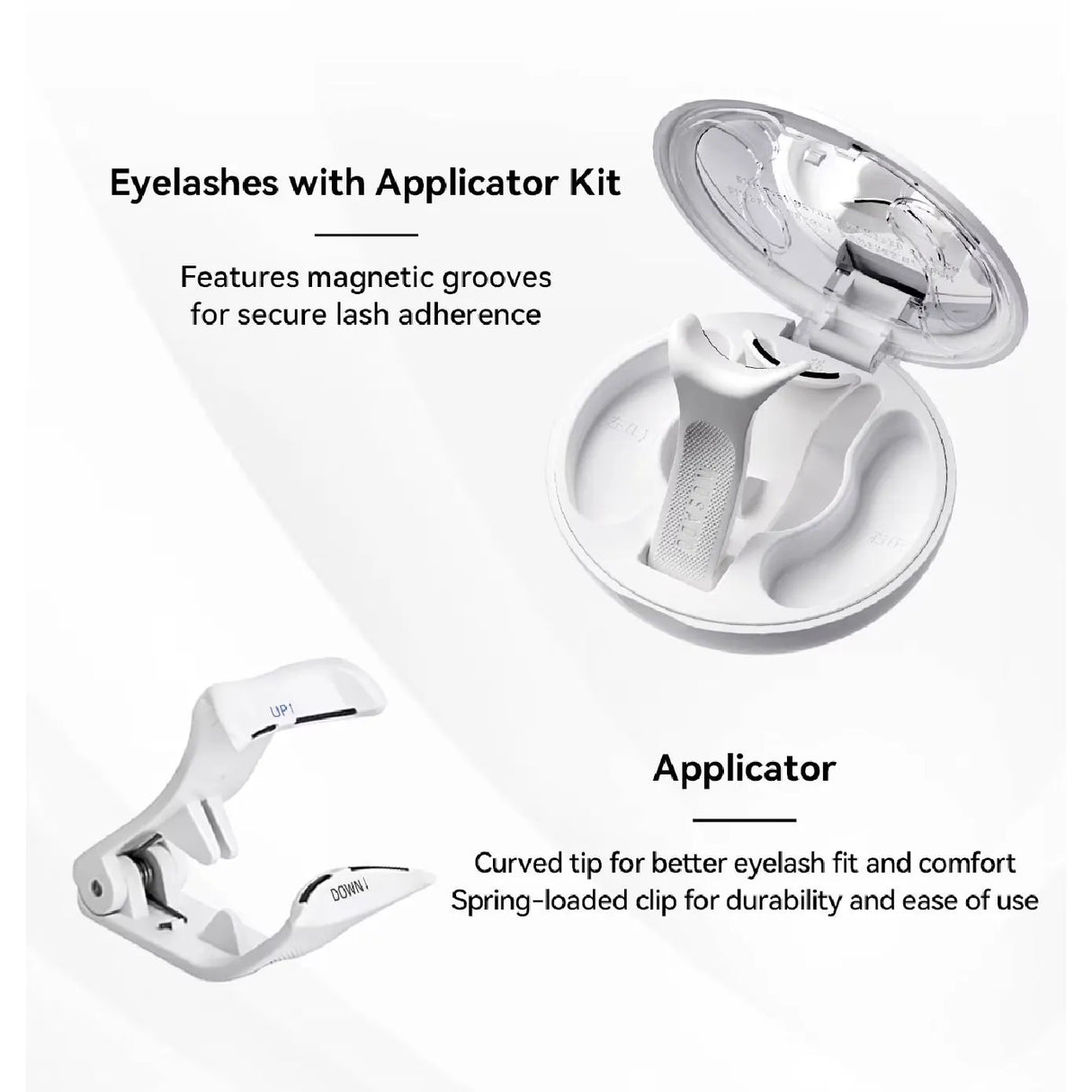 Wosado Soft Magnetic Eyelashes Chiffon Black