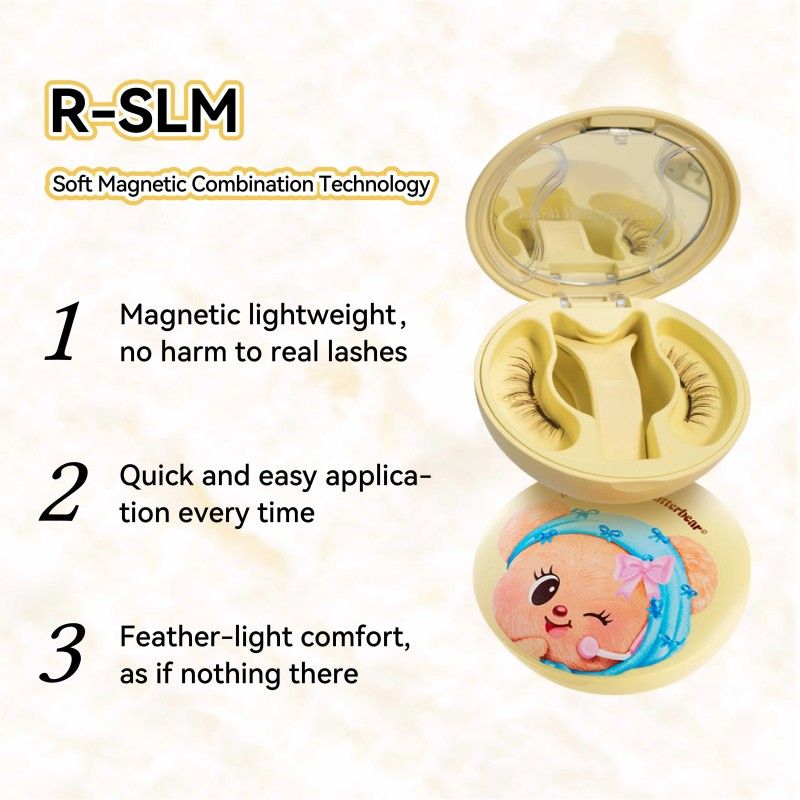 Wosado Butter Bear Soft Magnetic Eyelashes Frost Black