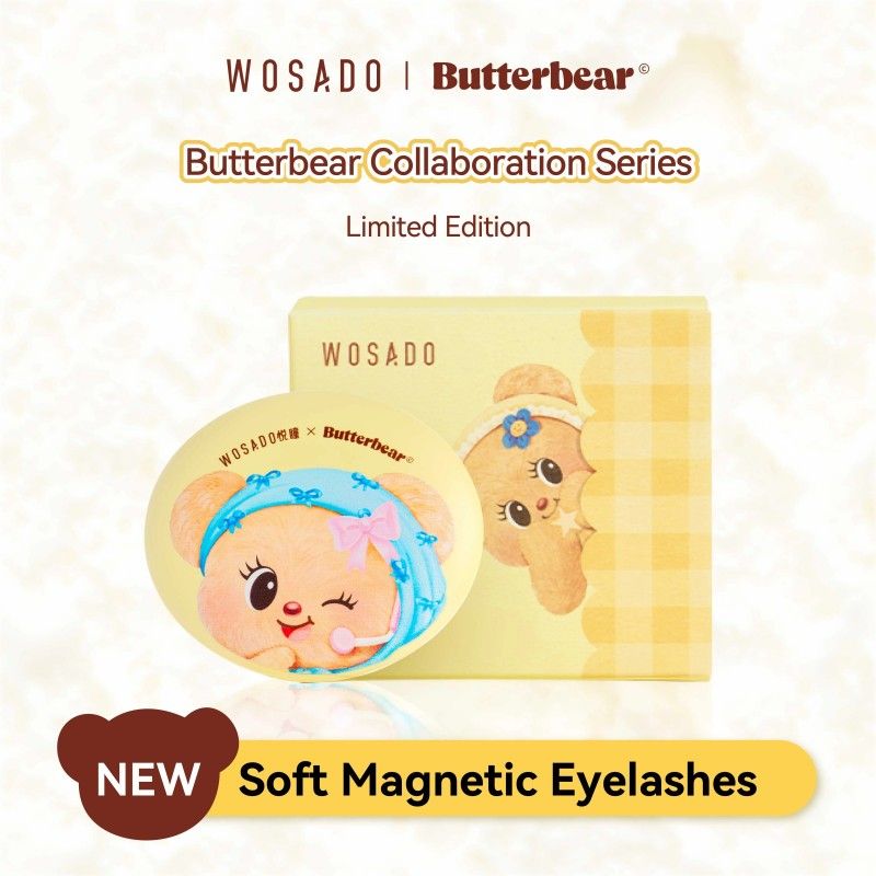 Wosado Butter Bear Soft Magnetic Eyelashes Frost Black