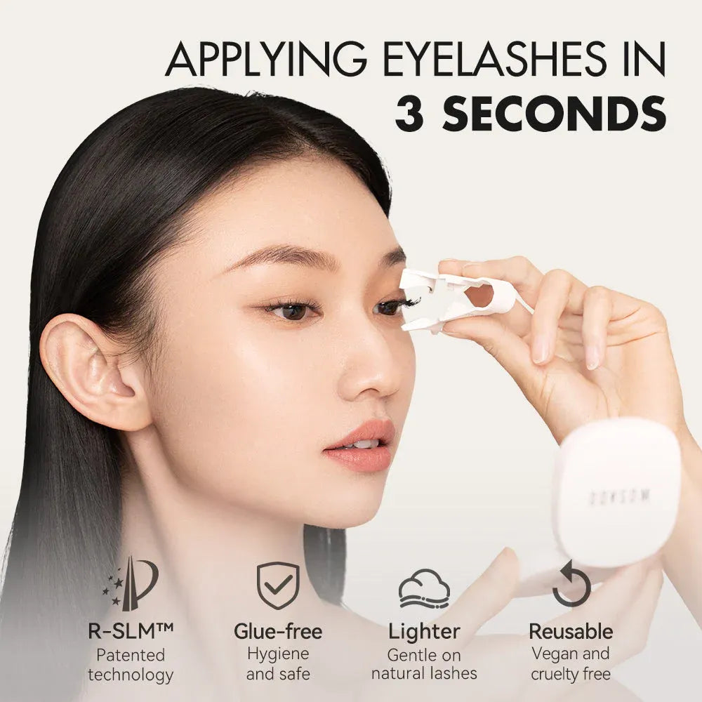 Wosado Magnetic False Eyelashes Silky Black