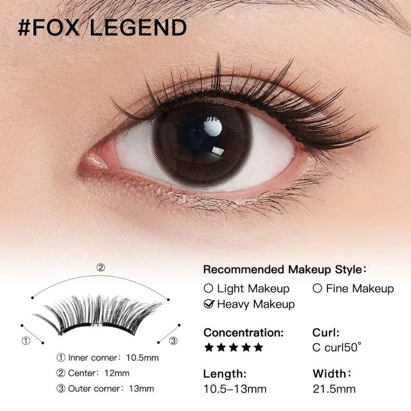 Wosado Soft Magnetic False Eyelashes Fox Legend