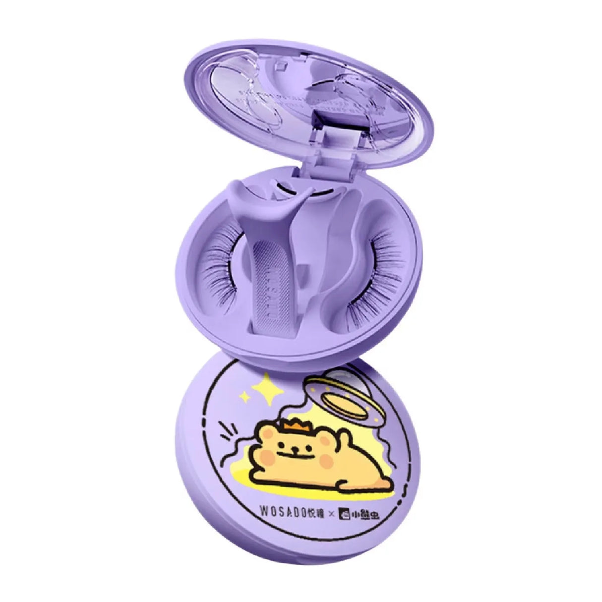 Wosado Soft Magnetic False Eyelash Bearisbug Feather Black