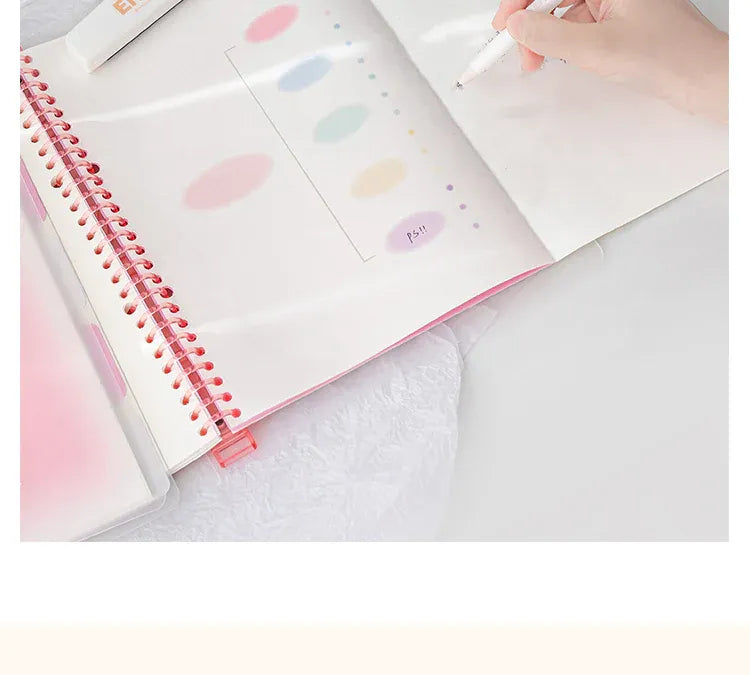 Rosy Posy Fall In Blush Loose-Leaf B5 Notebook Ocean Moon