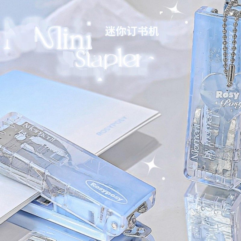 Rosy Posy Clear Staplers Gradient Blue
