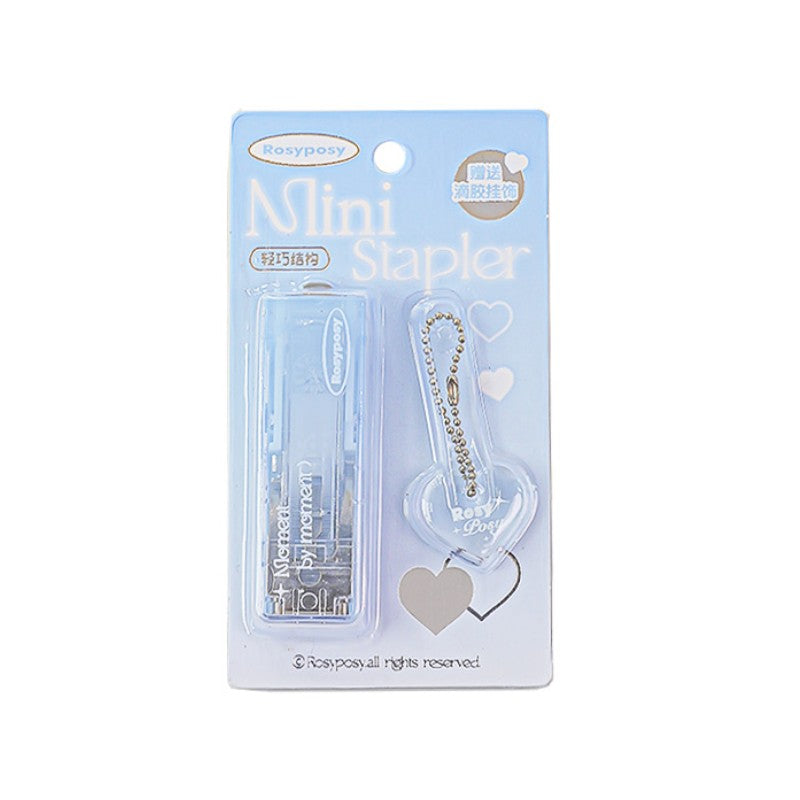 Rosy Posy Clear Staplers Gradient Blue