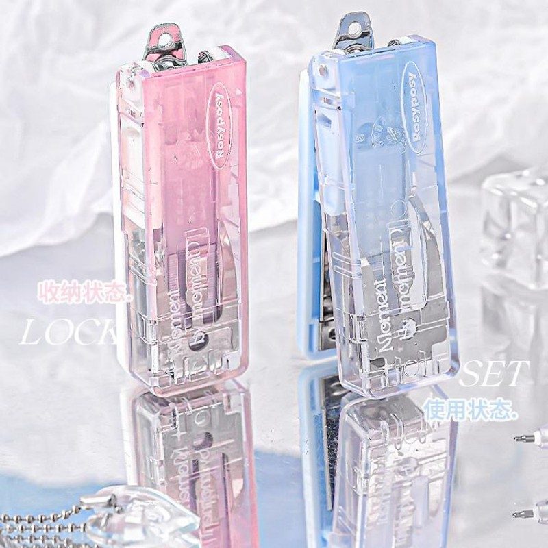 Rosy Posy Clear Staplers Gradient Blue
