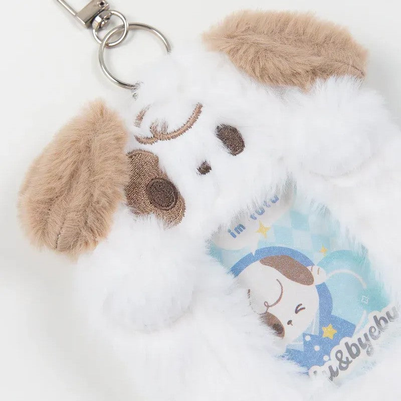 Rosy Posy Tutu & Byebye Soft Fluffy Cute Card Holder Puppy