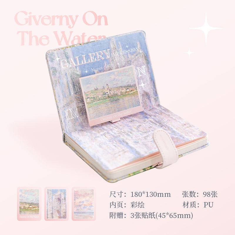 Rosy Posy Gallery Magnetic Closure Notebook Water-Z