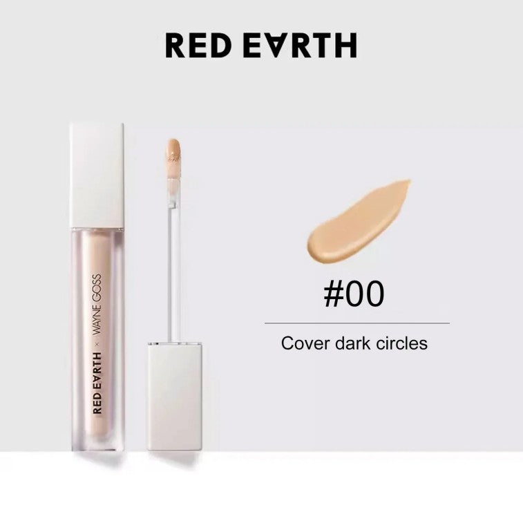 Red Earth Full Coverage Liquid Concealer #00 Pink Orange 5.5g