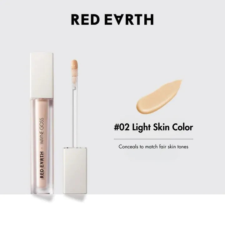 Red Earth Nude Wear Full Coverage Concealer #02 Light Skin 5.5g