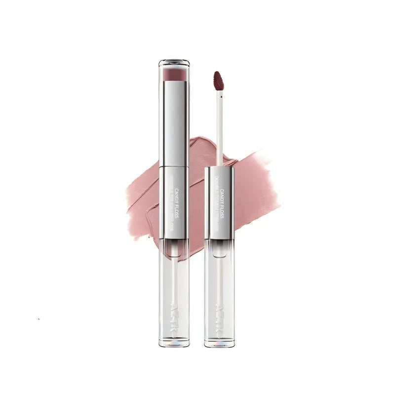 AZTK Candy Floss Dual-Ended Touch Lip Gloss #04 Nude Apricot