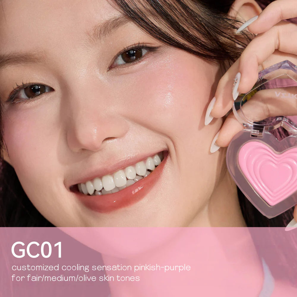 AZTK Jelly Glow Cheek Balm Blush #GC01 Pink Purple
