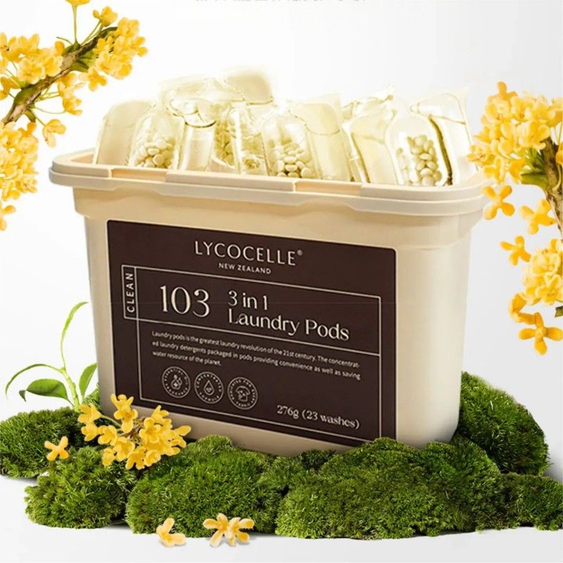 Lycocelle 3in1 Laundry Pods Osmanthus & Sake 23pcs