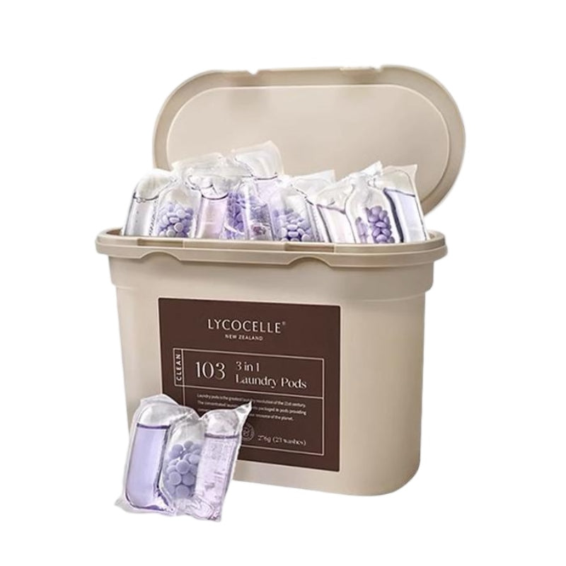 Lycocelle 3 in 1 Laundry Pods Floral Pear & White Sandalwood 23pcs