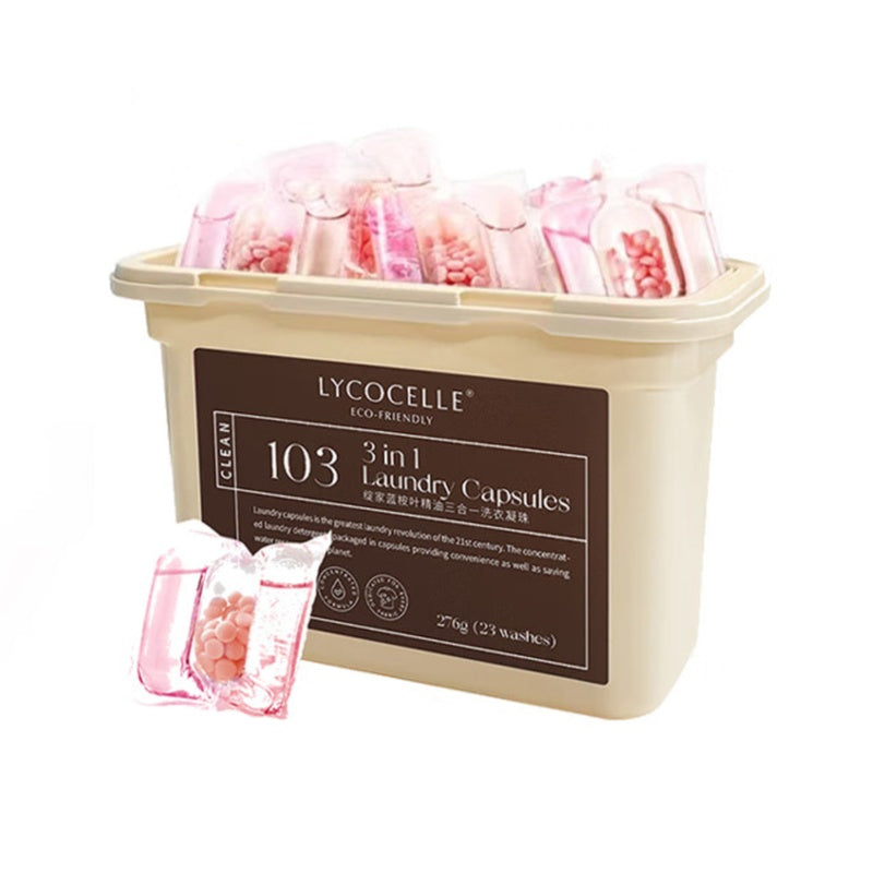 Lycocelle 3in1 Laundry Pods Sandalwood & Jasmine 23pcs