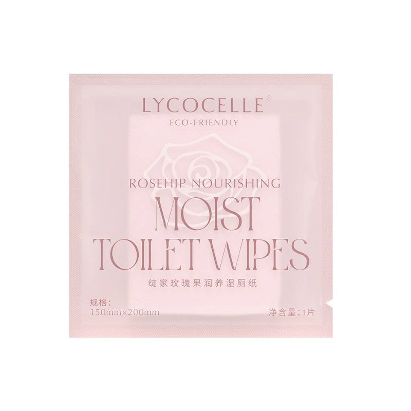 Lycocelle Moist Toilet Wipes Rosehip Nourishing 20pcs