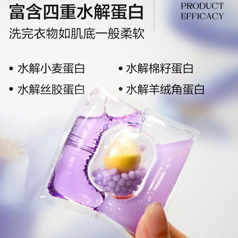 Lycocelle 6-in-1 Fragrance Laundry Capsules Iris & Agarwood 38pcs