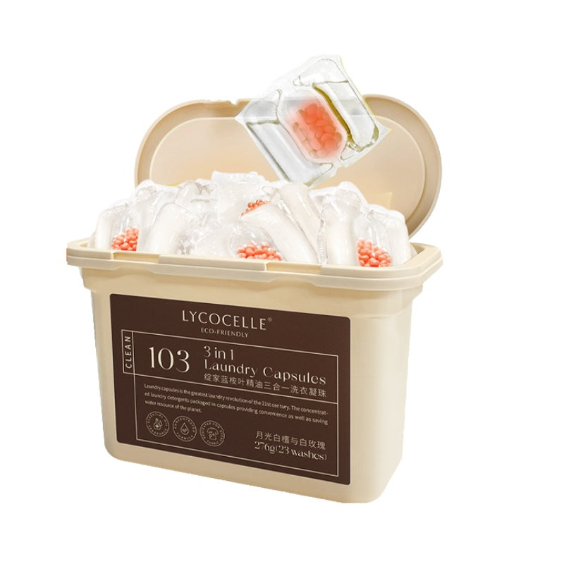 Lycocelle 3-In-1 Laundry Ball Sandalwood & White Rose 23pcs