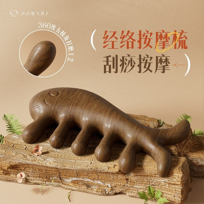 Amfuu Wooden Scalp Massage Comb