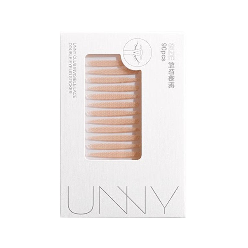 Unny Invisible Double Eyelid Tape Oblique Cut Olive