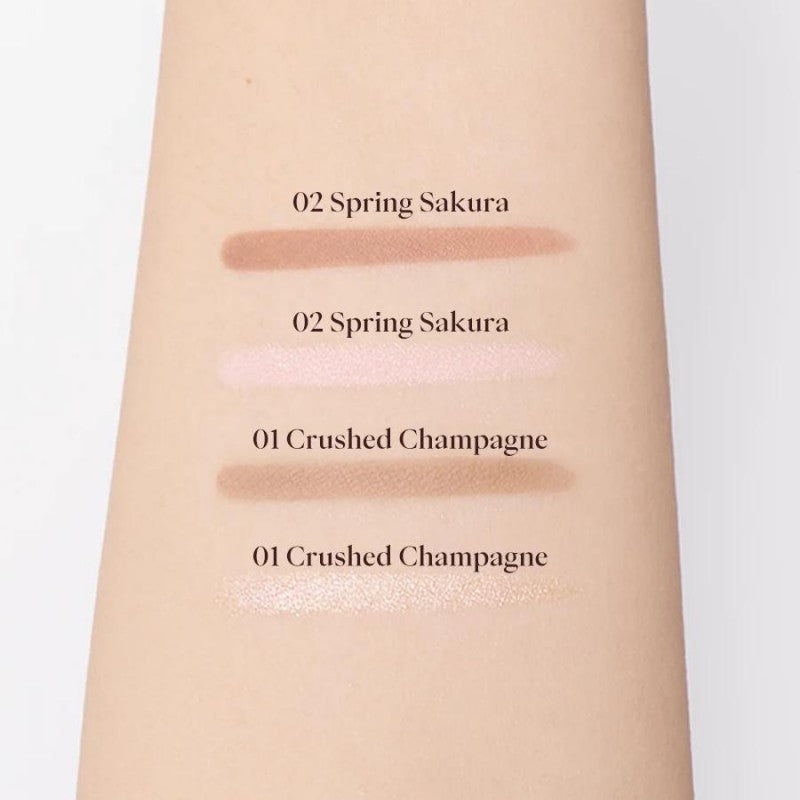 Joocyee Dual-Ended Shadow & Liner Eyeshadow Pen #01 Crushed Champagne