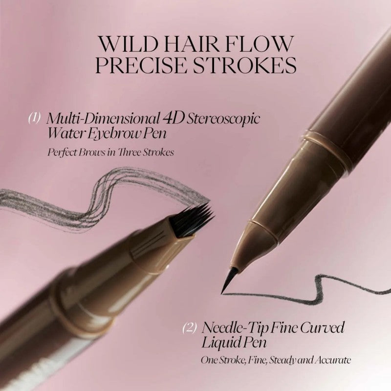 Joocyee Double Headed Eyebrow Pencil #02 Dark Brown