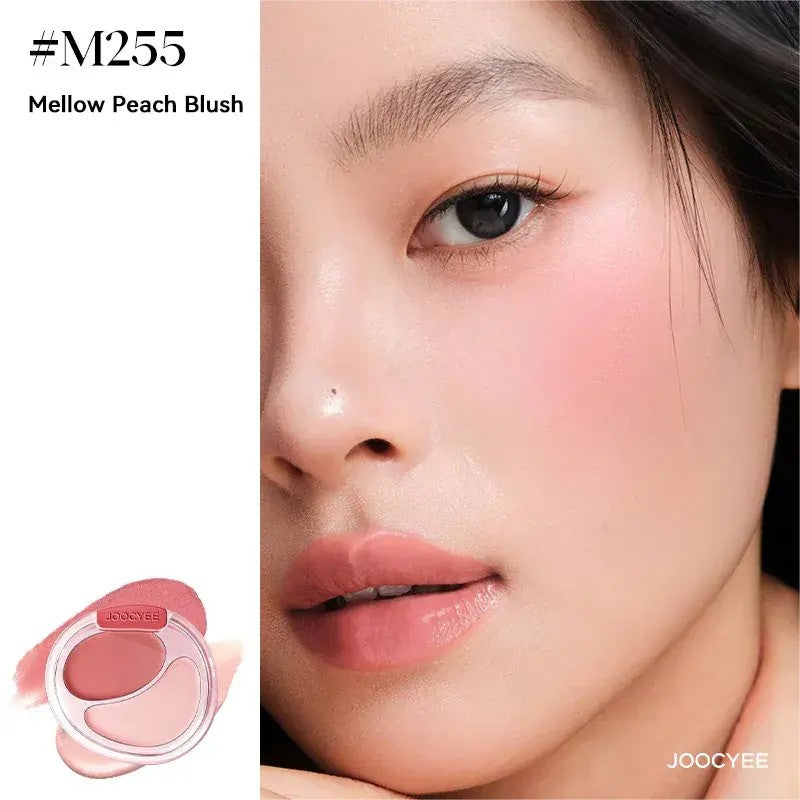 Joocyee Duo Blush & Luminizer Cream #M255 White Peach