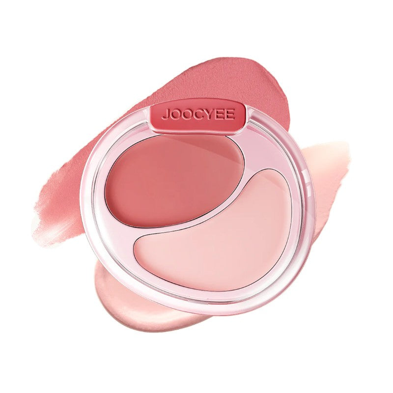Joocyee Duo Blush & Luminizer Cream #M255 White Peach