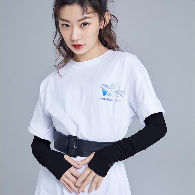 Zauo Cooling Sun Protection Arm Sleeves Black