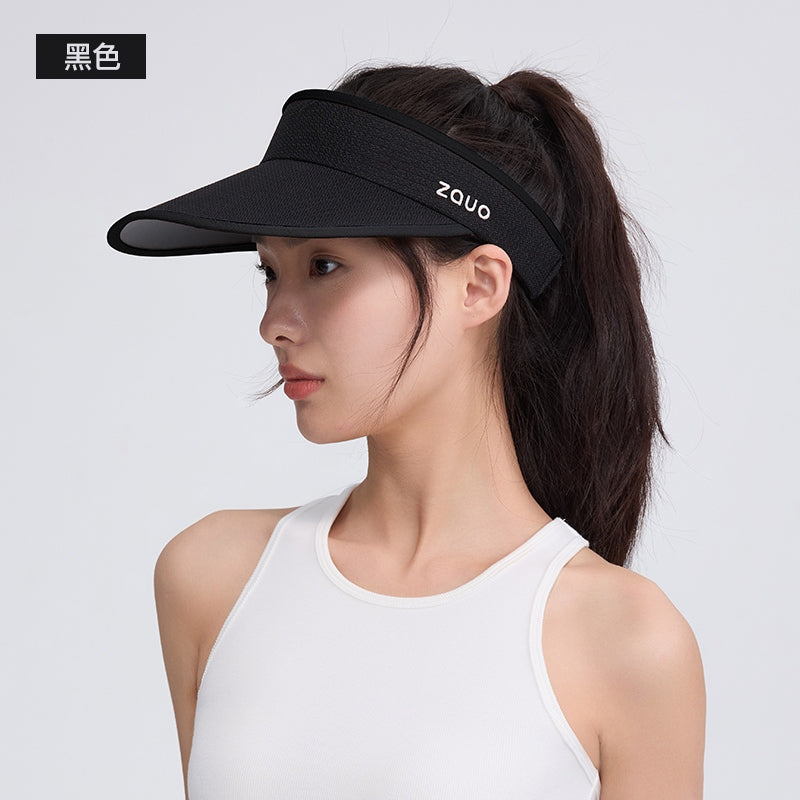 Zauo UV Protection Sun Hat Rome Style Black