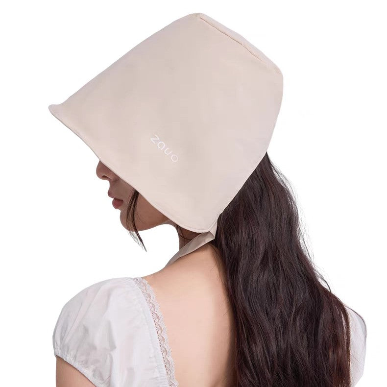 Zauo Sun Protection Bucket Sun Hat Apricot