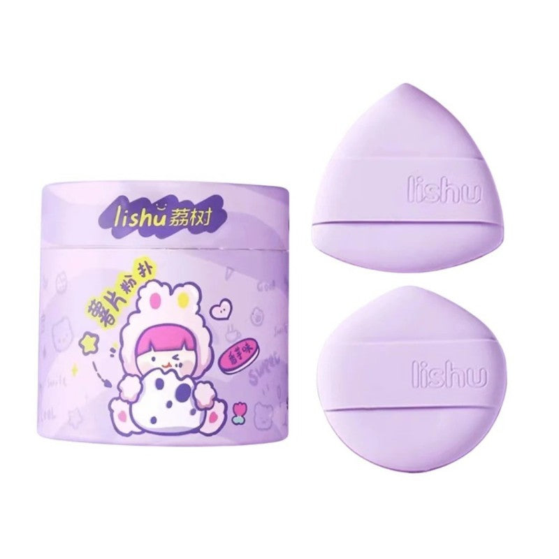 Lishu Purple Potato Chip Air Cushion Powder Puff Set
