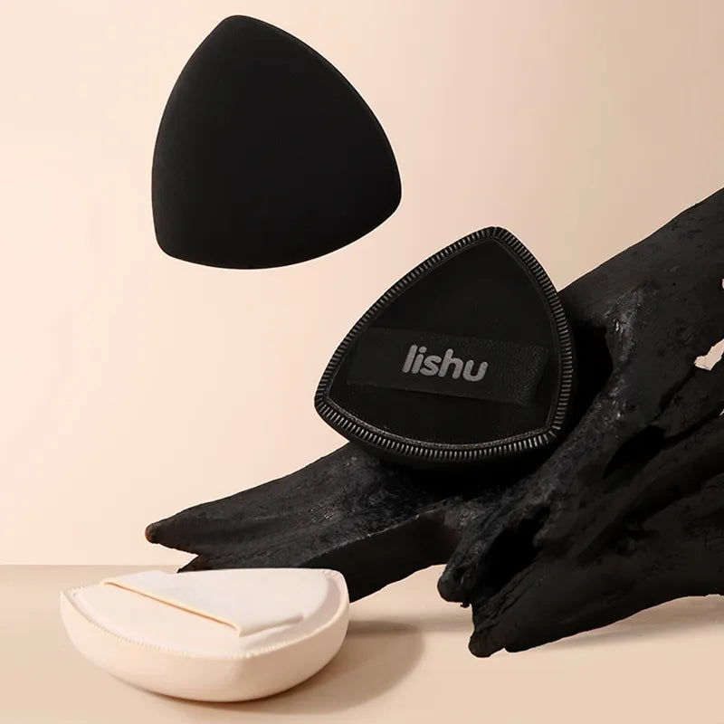 Lishu Black Phoenix Makeup Puff 2pcs