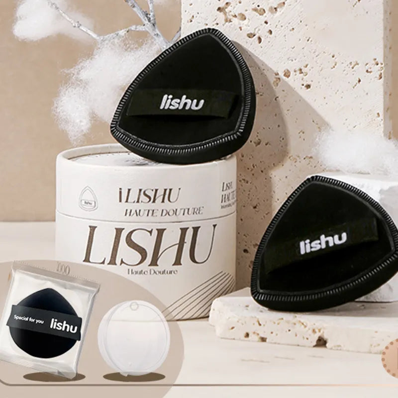 Lishu Black Phoenix Makeup Puff 2pcs