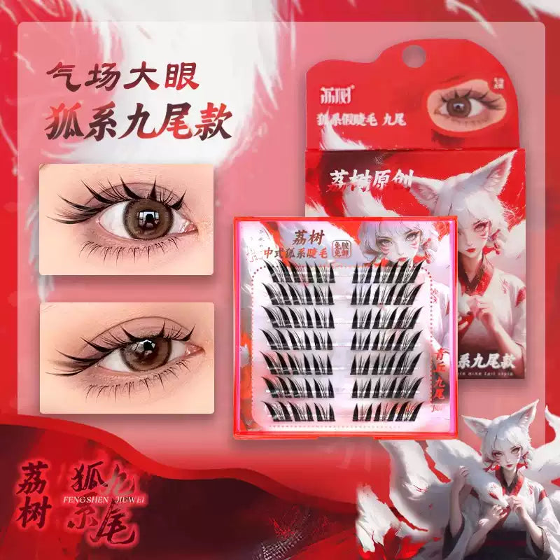 Lishu Glue-free False Eyelashes Nine Tail Fox