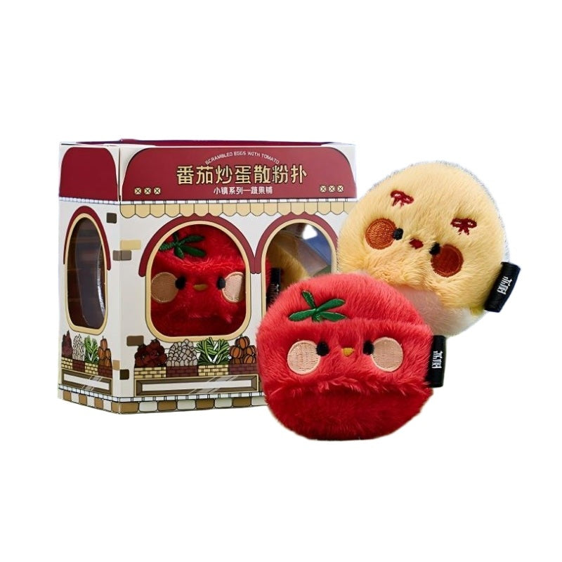 Lishu Tomato Scrambled Eggs Powder Puff 2pcs