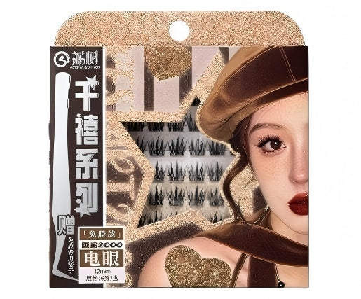 Lishu Glue Free False Eyelashes Mesmerizing Eyes 6 Rows