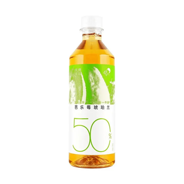 Hey Tea Fruit Juice Tea Guava & Berry Amber 450ml