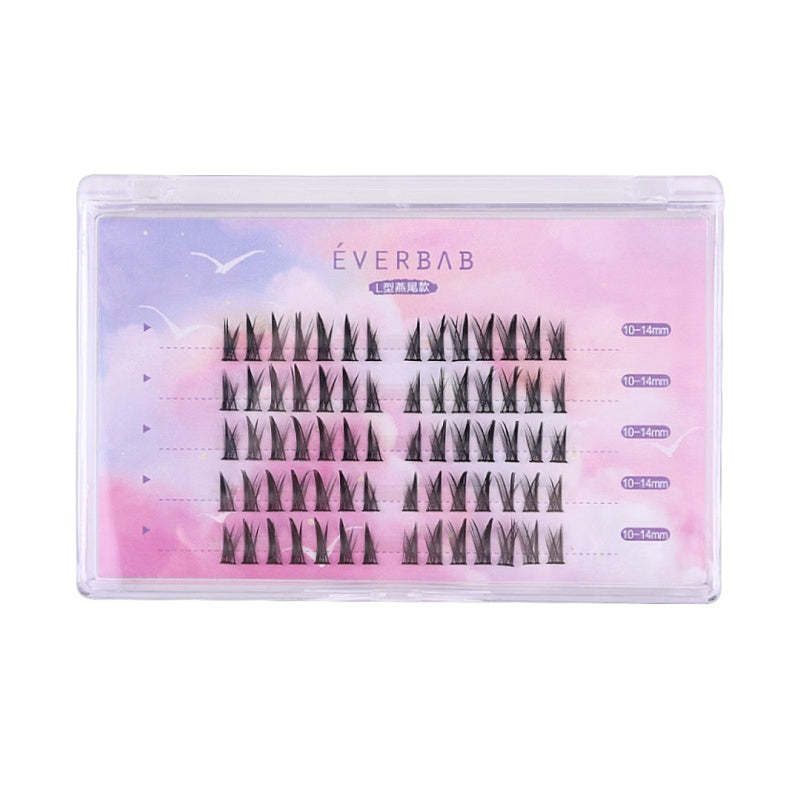 Everbab False Eyelashes Type L Dovetail Eyelashes