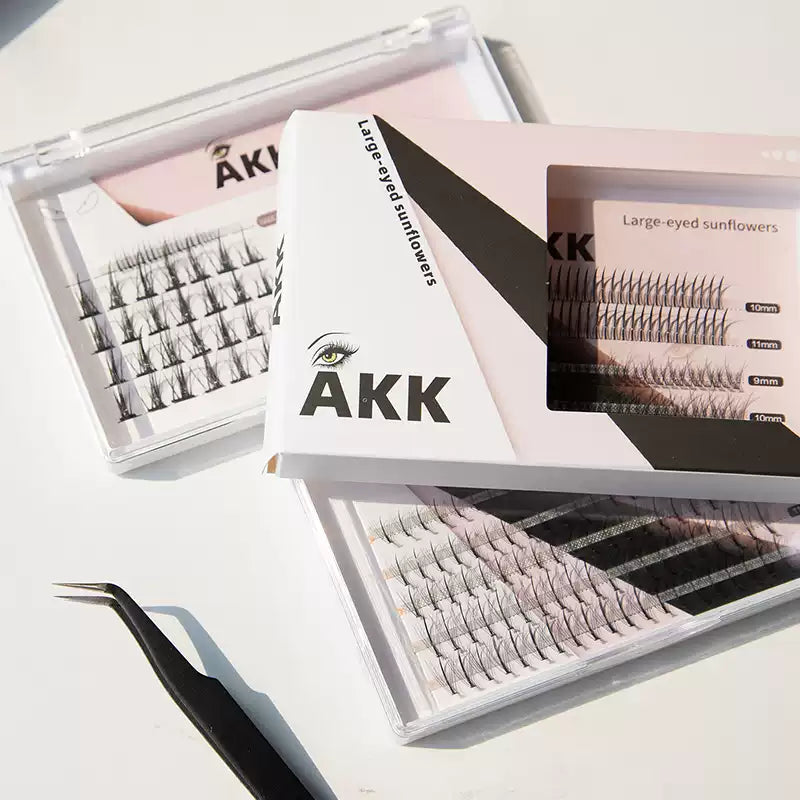 Akk False Eyelashes Thick Type A + Mermaid Cut