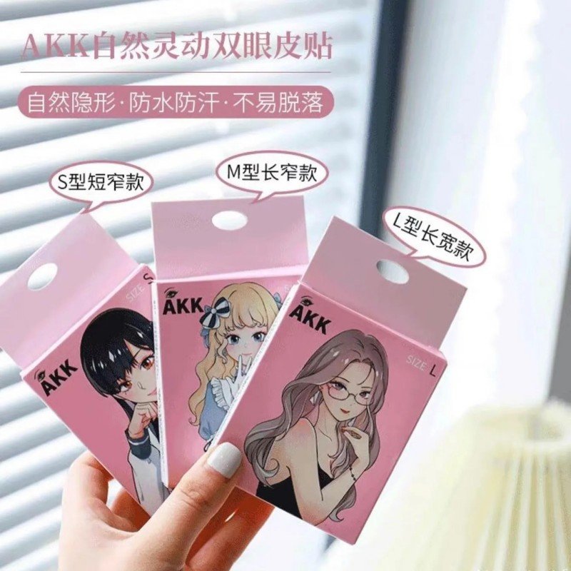 AKK Natural Invisible Double Eyelid Tape L