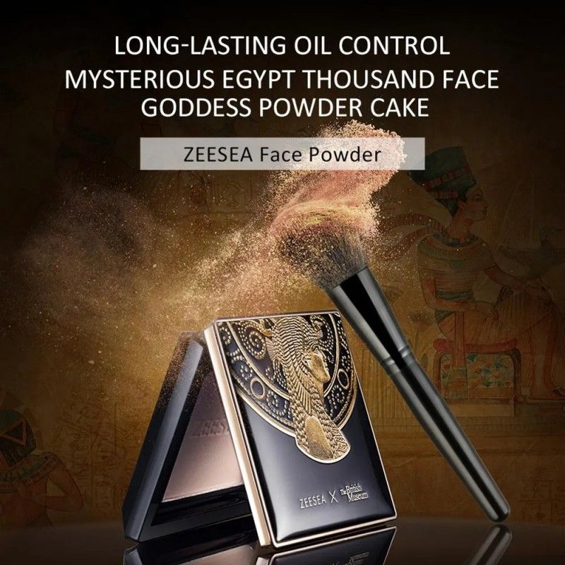 Zeesea The British Museum Egypt Pressed Powder #AM02 Natural Skin